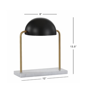 High Quality Vintage Desk Lamp and Table Lamp in <b>Black</b> Finished Half Round Shape with Standard Wire <b>Fitting</b> for Table Decor - Product Image 3