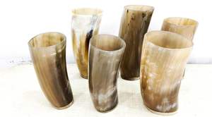 Producto de artesanía natural de vidrio de cuerno para beber estilo vikingo - Product Image 2