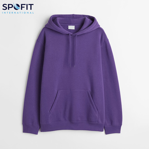 Sweat à capuche surdimensionné pour homme de qualité supérieure, 100% coton, imprimé sur mesure, service OEM, streetwear, sweat à capuche 2026 - Product Image 1