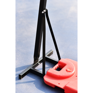 Système de panier de basket-ball Stag Iconic, cerceau en acier réglable, panneau arrière blanc, équipement d'entraînement toutes saisons, sans emballage - Product Image 6