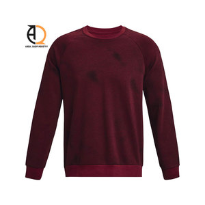 Classic Embroidered <b>Crewneck</b> Sweatshirt Men 100% Cotton Knitted Autumn Winter Pullover - Product Image 5