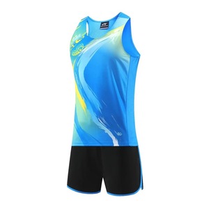 Maillot de football ensembles d'athlétisme pour hommes femmes garçons filles mince gilet de course Shorts séchage rapide Marathon survêtement vêtements de sport - Product Image 2