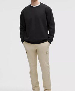 Sudadera con Capucha Personalizada 100% Algodón Felpa, Color Sólido, Puños Acanalados, Tejido Resistente, Transpirable, Secado Rápido, Estilo Vintage - Product Image 5