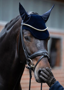 Bonnet d'oreille pour cheval en crochet équestre de qualité supérieure, doux, léger, respirant, lavable pour toutes les saisons, voile anti-mouches - Product Image 5