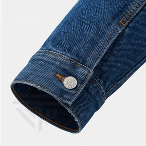 Chaqueta Vaquera Verde Lavada al Ácido para Hombre, Estilo Vintage Urbano, Diseño con Botones, Colores Personalizados Disponibles, Prenda Exterior Moderna - Product Image 6