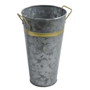 Florero moderno Diseño de acabado pintado a la moda Decoración interior Decoración de suelo Diseño de oficina y sala de estar Florero de metal - Product Image 5