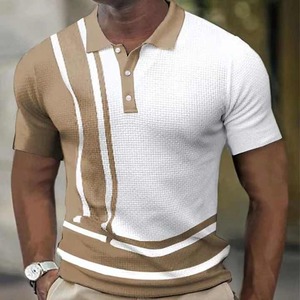 Nuevo 2025 Venta al por mayor OEM Nuevo diseño Polo de lujo para hombres Polo de golf personalizado 95% Camisetas de poliéster para hombres de alta calidad - Product Image 5