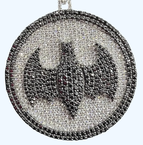 2024ใหม่สร้อยคอฮิปฮอปประดับเพชรโมอิสซาไนต์สีเงินชุบทองสเตอร์ลิง925เย็นหมดพร้อมจี้เพชร - Product Image 1