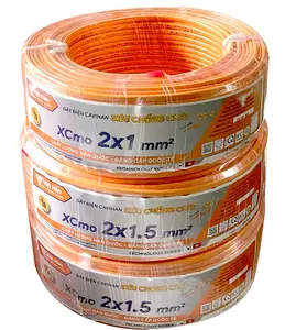 CAVIHAN DOUBLE WIRE XLPO FIRE RESISTANT super fireproof electrical pure copper from Vietnam for building