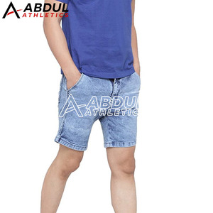 กางเกงยีนส์ขาสั้นลำลองปี 2026 ขายดีที่สุด กางเกงยีนส์ขาสั้นผู้ชาย กางเกงยีนส์ขาสั้นปักโลโก้ตามสั่ง สำหรับขายออนไลน์ - Product Image 6