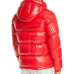 2024 Fabricant Imperméable Plus Size Rouge En Stock Designer Nylon Bubble Filled Vestes D'hiver pour Hommes - Product Image 3