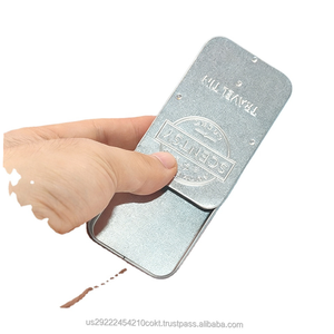 Boîtes de baume à lèvres miniatures avec logo personnalisé, structure résistante aux enfants, boîte coulissante pour emballages alimentaires ou autres produits. - Product Image 2