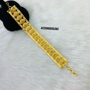 Latest Stylish Design Women's Charm Necklace Set with Box <b>Chain</b> Flower Design Classic Style 16inches Length Gold Plated - Product Image 3