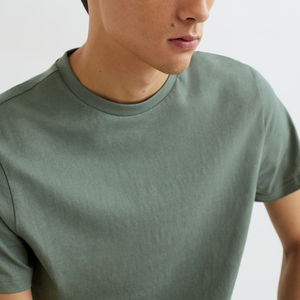 T-Shirts blancs en coton à anneaux Super doux personnalisés - Product Image 1