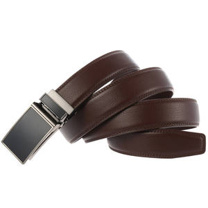 Cinturón de Cuero Genuino de Lujo para Hombre con Hebilla de Acero, Impermeable, Transpirable, Color y Logotipo Personalizables, Servicio OEM - Product Image 2