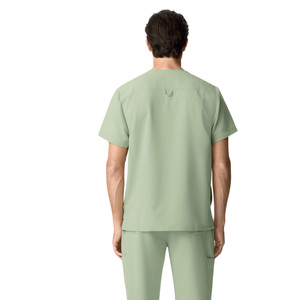 Uniformes de Hospital para Hombre con Logotipo Personalizado del Fabricante, Conjuntos de Uniformes Médicos con un Bolsillo, Trajes de Enfermería Quirúrgicos de Material Spandex - Product Image 2