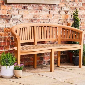 Banquette standard en bois de teck de fabrication indonésienne - Product Image 1