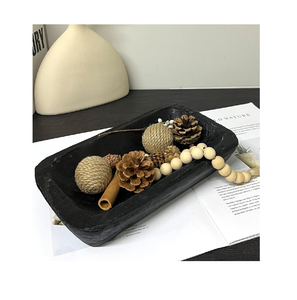 Bol à pâte en bois assiettes décoratives bol à plateau articles en bois pour la maison hôtel et restaurant bol à pâte décoratif en bois - Product Image 3