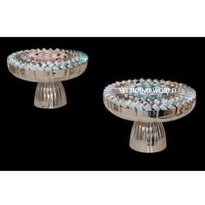 Bol à chocolat décoratif en métal, couleur blanche, fait à la main, nouveau bol à bonbons rond, design de créateur, nouveau bol à chocolat - Product Image 5