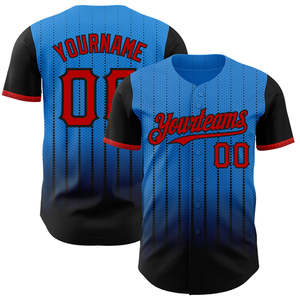 Maillot de baseball commandes en gros fournisseur en gros tissu respirant évacuant l'humidité vêtements d'équipe cousus durables - Product Image 4