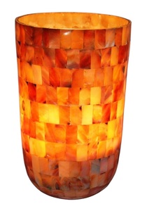 Mellow Lighting IHA Model IHACA344 Clear Glass Handmade <b>Tea</b> <b>Light</b> Holder MOP Votive Valentine's Day Easter <b>Christmas</b> Home - Product Image 6