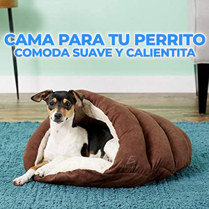 Cuccia Moderna Piccola per Cani e Gatti Taglia M 46cm X 56cm X 30cm in Materiale PP Fleece Rimovibile con Stampa Animalier per il Sonno - Product Image 5