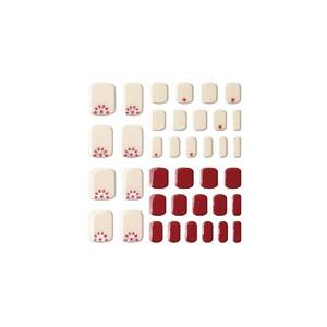 GLOSSYBLOSSOM PRO Self-Non-Soak-Off 2D Calidad Real Gel Nails Burning Hot PEDI Perfect Half-Hardened Manicure Stickers & Decals - Product Image 1