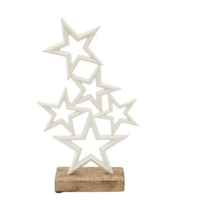 Fancy Gold Aluminium <b>Reindeer</b> <b>Christmas</b> Decoration On Mango Wood Base Tabletop Sculpture Unique <b>Christmas</b> Gift Home Decor Accent - Product Image 2