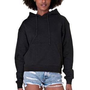 Sudadera con Capucha de Punto Personalizada para Mujer, Invierno, Ecológica, 100% Algodón, con Insignia Frontal - Product Image 1