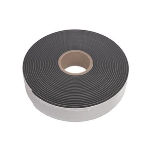 Ruban d'étanchéité pour fenêtres comprimé 54/5-30mm, un côté auto-adhésif, noir, HANNOBAND - Product Image 1