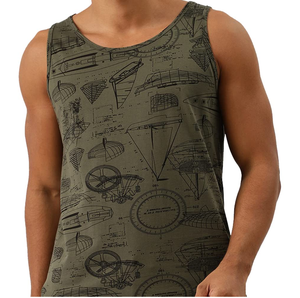 2023 haute qualité coton hommes débardeur orienté vers l'exportation Gym vêtements actifs sport usage décontracté prix de gros entraînement imprimé débardeur - Product Image 3