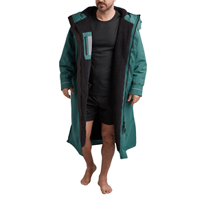 Factory Custom Waterproof Swim Parka Long Sleeve <b>Changing</b> <b>Robe</b> Dry <b>Swimming</b> <b>Robe</b> for Men Adult Surf Swim Dry <b>Robes</b> - Product Image 3