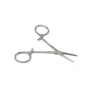 Pinces hémostatiques Halsted pour moustiques, courbées et droites, en acier inoxydable, manuelles, réutilisables, ensemble d'instruments chirurgicaux de classe I pour usage hospitalier - Product Image 2