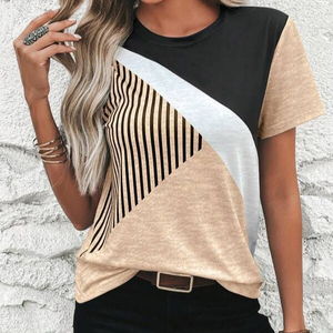 Camiseta informal de sublimación para mujer para uso diario - Product Image 1