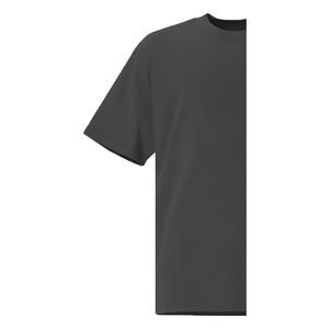 เสื้อยืดแขนสั้นคอกลมไซส์ใหญ่สำหรับผู้หญิง ผ้าฝ้ายออร์แกนิค 100% ระบายอากาศได้ดี เป็นมิตรกับสิ่งแวดล้อม สีเทา สไตล์ลำลอง - Product Image 6