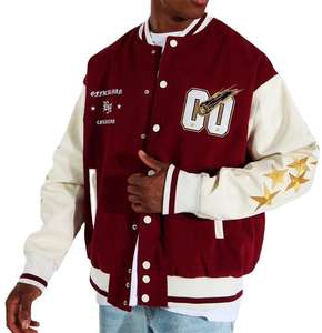 Veste universitaire pour hommes et femmes sur mesure, design tendance, col montant, logos personnalisés, imperméable et coupe-vent pour l'extérieur - Product Image 1