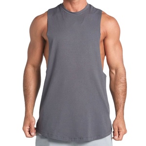 Camiseta Deportiva de Color Sólido, Precio de Fábrica al por Mayor, para Gimnasio, Entrenamiento Muscular, Corte Lateral Abierto, Ajuste Holgado, Unisex, Ropa de Yoga - Product Image 4