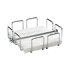 Servilletero decorativo de alambre moderno, banquete de boda para Metal, mesa de comedor, Caffey y restaurante, acabado recubierto de plata hecho a mano - Product Image 5