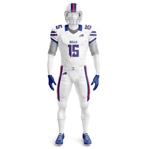 Services OEM imprimés personnalisés de tissu d'uniforme de football américain disponibles pour les tournois et les séances d'entraînement - Product Image 4