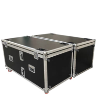 Fabriqué en Chine Flight Case Heavy16u Vitrine portable 19 "Rack Road Tour Flight Case Aluminium