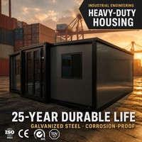 Camp de construction préfabriqué en conteneurs de 40 pieds, bureau modulaire et hébergement, direct usine, OEM ODM pour les appels d'offres gouvernementaux