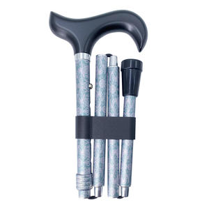 Bastón plegable ajustable de aluminio de 5 secciones de 29,9 a 33,9 pulgadas con capacidad de carga de 110kg Ligero para ancianos - Product Image 3