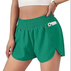 Women Shorts Breathable Summer Fashion High <b>Waist</b> Sportswear Yoga Running Lounge Streetwear Casual Custom Trendy Clothing Brand - Product Image 1