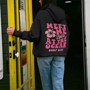 Sweat-shirt à capuche surdimensionné en molleton de coton de haute qualité 500 g/m² avec logo personnalisé, poids lourd, capuche gaufrée - Product Image 3