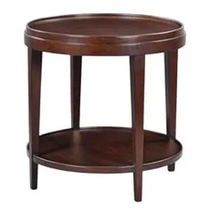 Étagères de rangement de Table d'appoint ronde fabuleuse noyer accessoires de cadeaux européens banc tiroirs de meubles