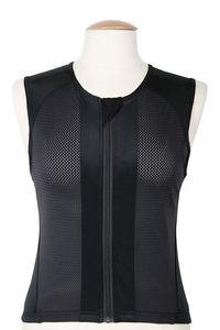 Gilet d'équitation noir rembourré de sécurité pour femme, gilet de cavalier pour adultes - Product Image 2