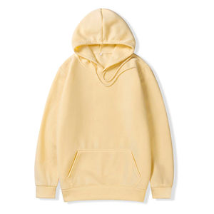 Jersey de invierno unisex de calidad superior 100% de algodón estilo casual color sólido Sudadera con capucha de talla grande OEM para hombres y mujeres de secado rápido - Product Image 5