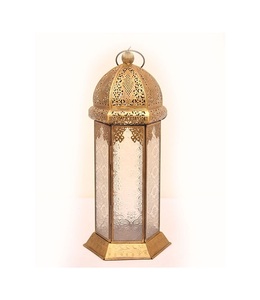 Sizes Metal and Glass <b>Candle</b> <b>Lantern</b> with Handle for Indoor Home Decoration and Outdoor Garden Night Light Pathway - Product Image 1