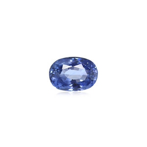 Zafiro Azul de 4.10 Quilates, Facetado, Azul Real Natural, Piedra Preciosa Suelta Calibrada de 10 mm de Diámetro con Tratamiento Térmico, 8 mm de Altura - Product Image 1