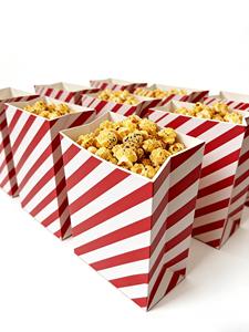 Boîtes d'emballage en papier résistant à la graisse pour popcorn jetable de taille personnalisable, en gros, Albatross Battery GmbH - Product Image 3